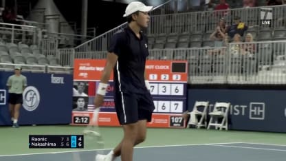MATCH POINT: B. Nakashima def. M. Raonic; Atlanta 2R
