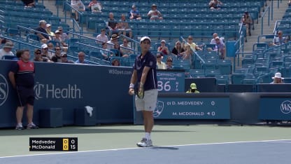HIGHLIGHTS: D. Medvedev def. M. Mcdonald; Cincinnati 2R