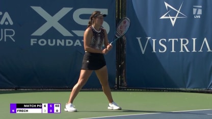 MATCH POINT: J. Pegula def. M. Frech; Chicago 1R
