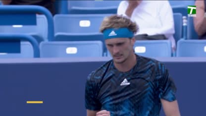 MATCH POINT: A. Zverev def. G. Pella; Cincinnati 3R