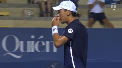 MATCH POINT: B. Nakashima def. J. Isner; Mifel SF