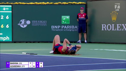 MATCH POINT: P. Badosa def. V. Azarenka; Indian Wells F