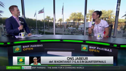 INTERVIEW: O. Jabeur; Indian Wells QF