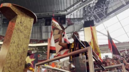 City of Atlanta Mayor Andre Dickens Hits The Golden Spike vs Sporting KC