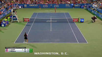 MATCH POINT: C. Gauff def. J. Pegula; Citi Open Invitational