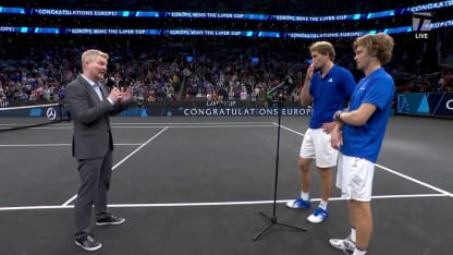 INTERVIEW: A. Zverev/A.Rublev; Boston Laver Cup