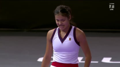 MATCH POINT: E. Raducanu def. P. Hercog; Cluj-Napoca 1R