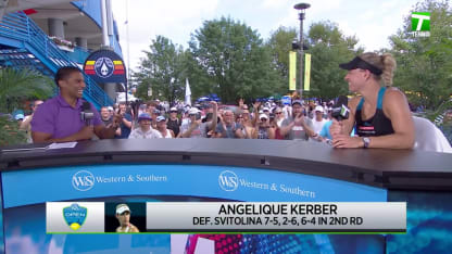 INTERVIEW: A. Kerber; Cincy 2R Win