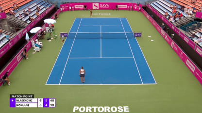 MATCH POINT: K. Mladenovic def. A. Konjuh; Portoroz 2R