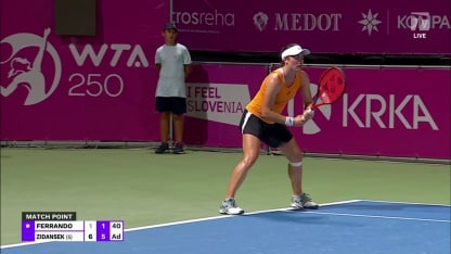 MATCH POINT: T. Zidansek def. C. Ferrando; Portoroz 1R