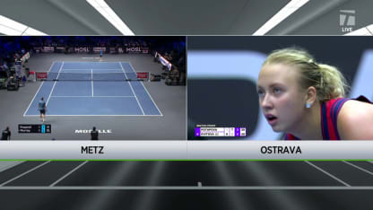 MATCH POINT: P. Kvitova def. A. Potapova; Ostrava 2R