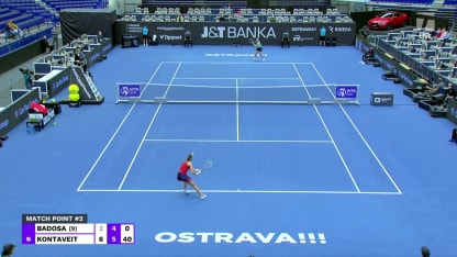 MATCH POINT: A. Kontaveit def. P. Badosa; Ostrava 2R
