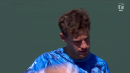  MATCH POINT: D. Schwartzman def. D. Evans; Indian Wells 3R
