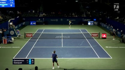 MATCH POINT: R. Gasquet def. E. Gerasimov; Winston-Salem 1R