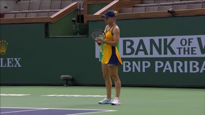 Wta - Indian Wells - Highlights - Halep V Kostyuk Original Video M23213