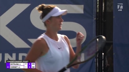 MATCH POINT: E. Svitolina def. A. Cornet; Chicago F
