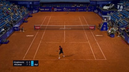 C. Garfia def. F. Krajinovic; Croatia Open QF