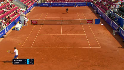 MATCH POINT: C. Garin def. P. Martinez; Bastad 2R