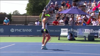 MATCH POINT: A. Cornet def. M. Vondrousova; Chicago QF