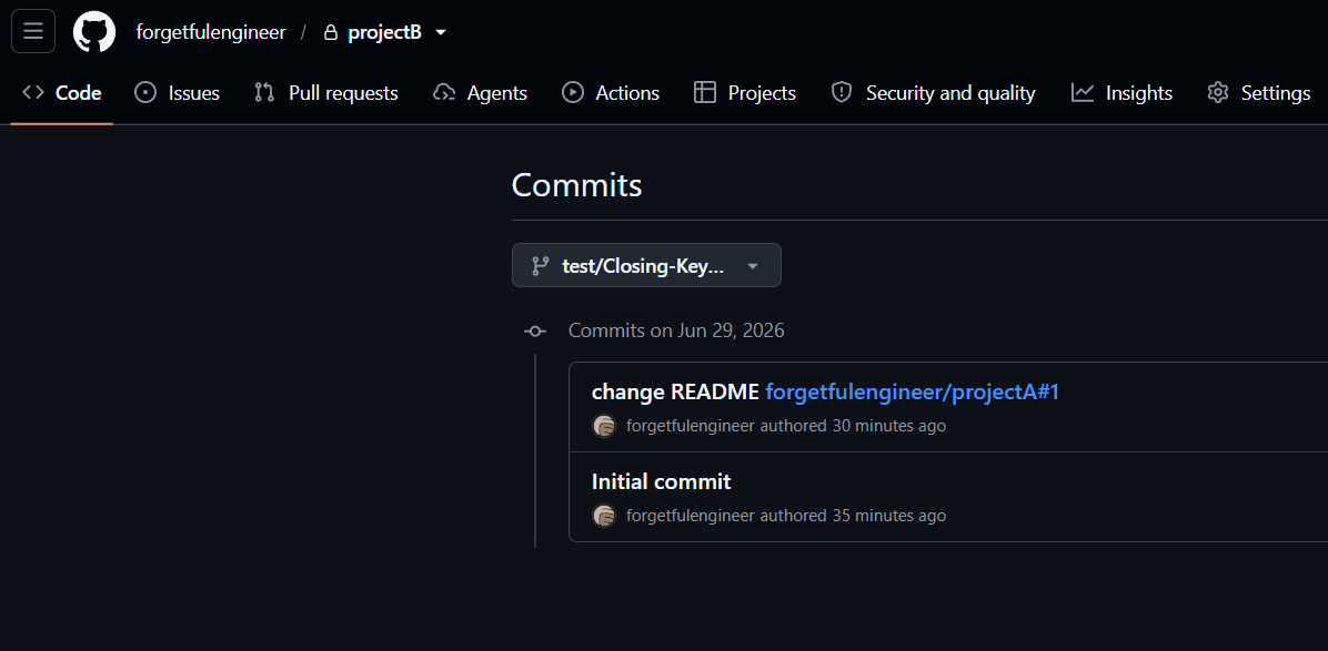 Commit 訊息建立關聯
