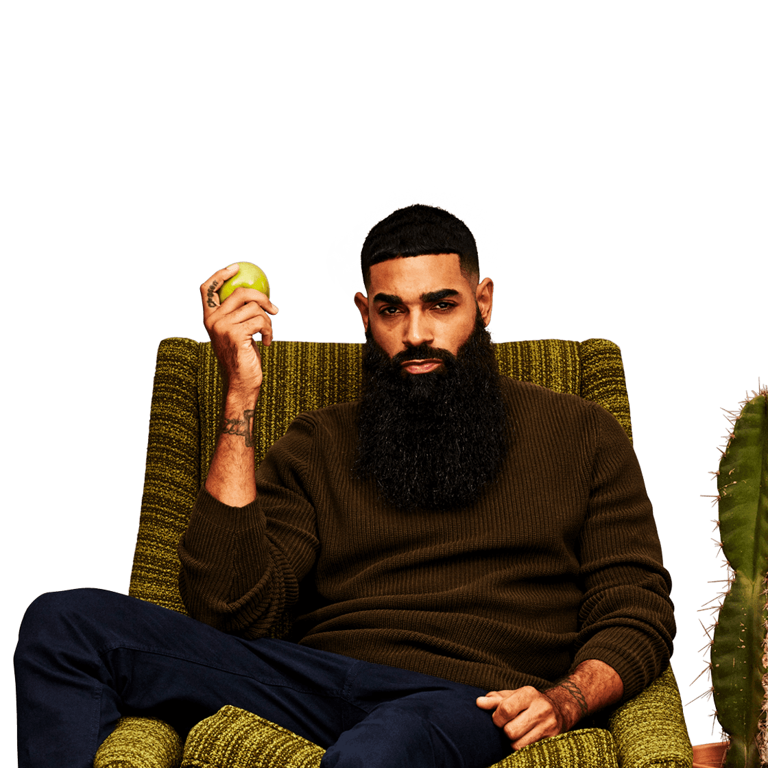 A man with a luscious beard