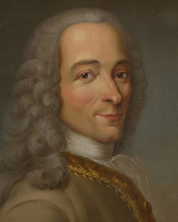 Portrettmaleri av Voltaire