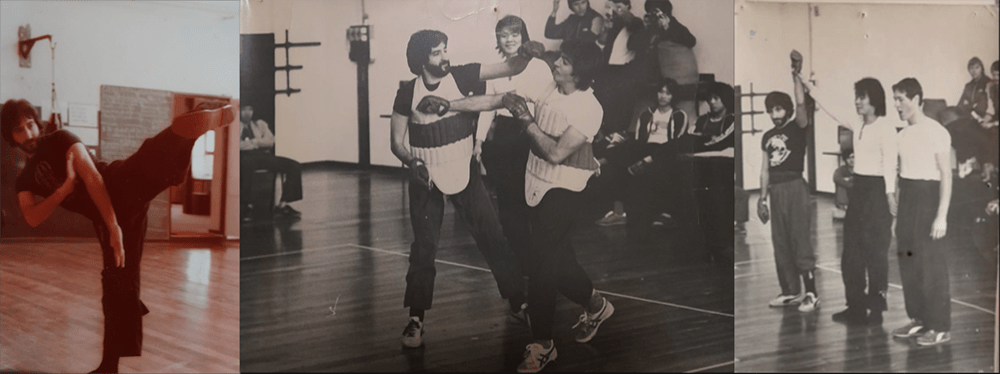 My old man, John Marsicovetere, the martial artist in action, mid/late 1970s Melbourne, Australia