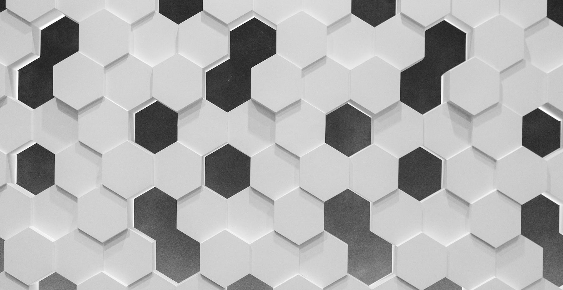 Cover photo, hexagon art