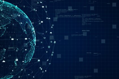 Illustrasjonsbilde av et cybernettverk