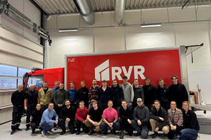 Studentene ved brann- og redningsskolen