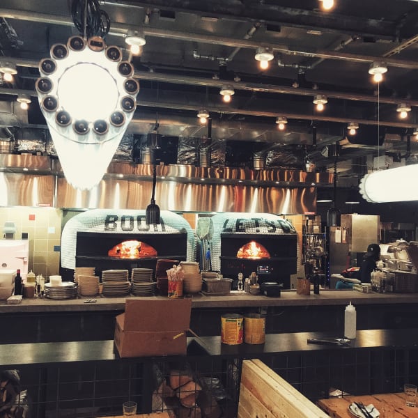 Fortina, Brooklyn: Our two ovens, 'Boom' and 'Let's Go'