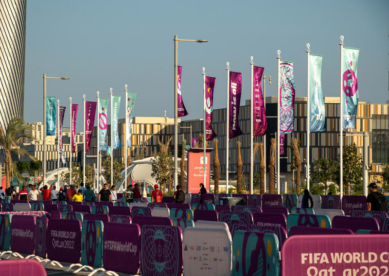 FIFA World Cup Qatar 2022 Street Banners and Flags