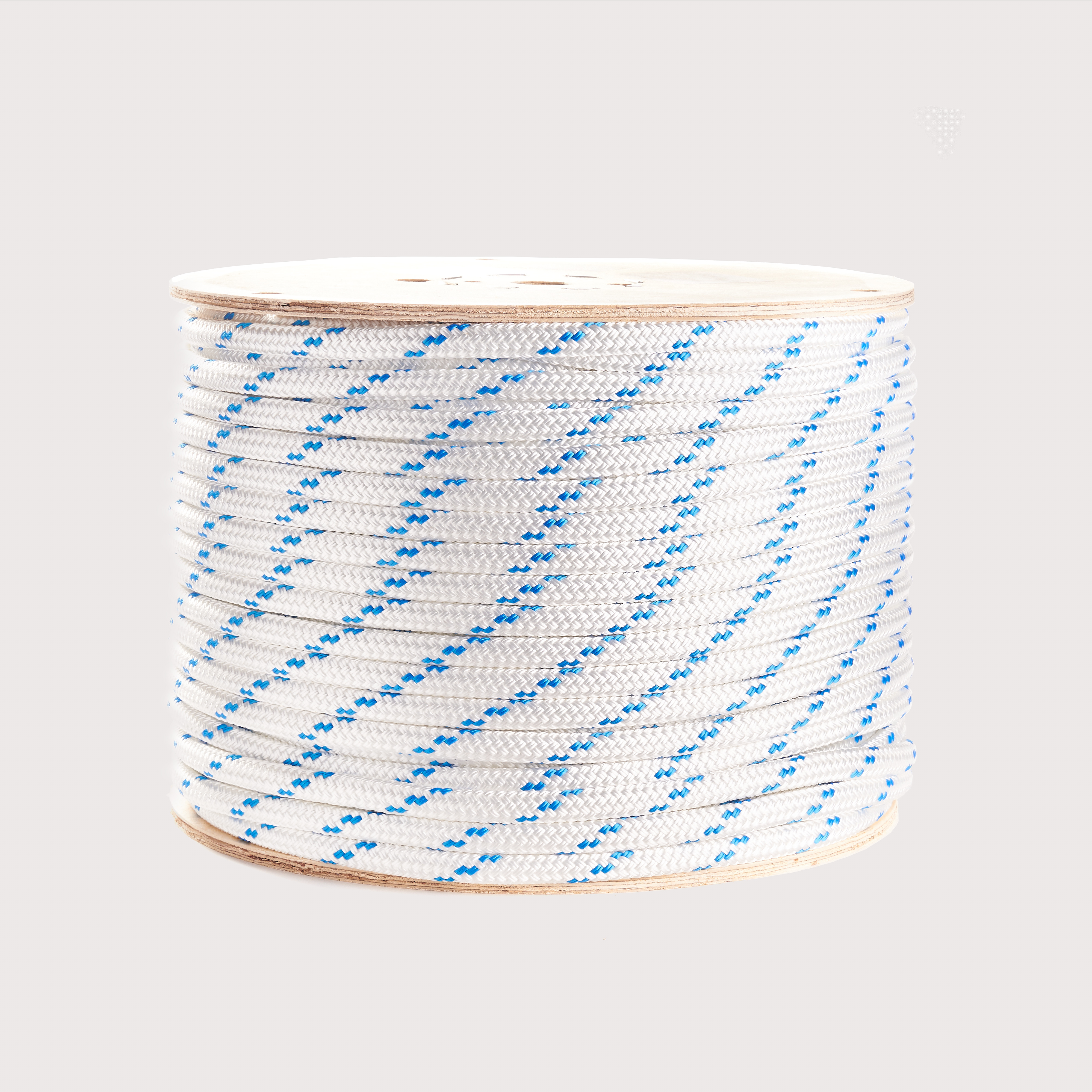 Orion-Cordage-Durastat Double Braid Polyester-White I Blue-Reel5.jpg Orion-Cordage-Durastat Double Braid Polyester-White I Blue-Reel5.jpg