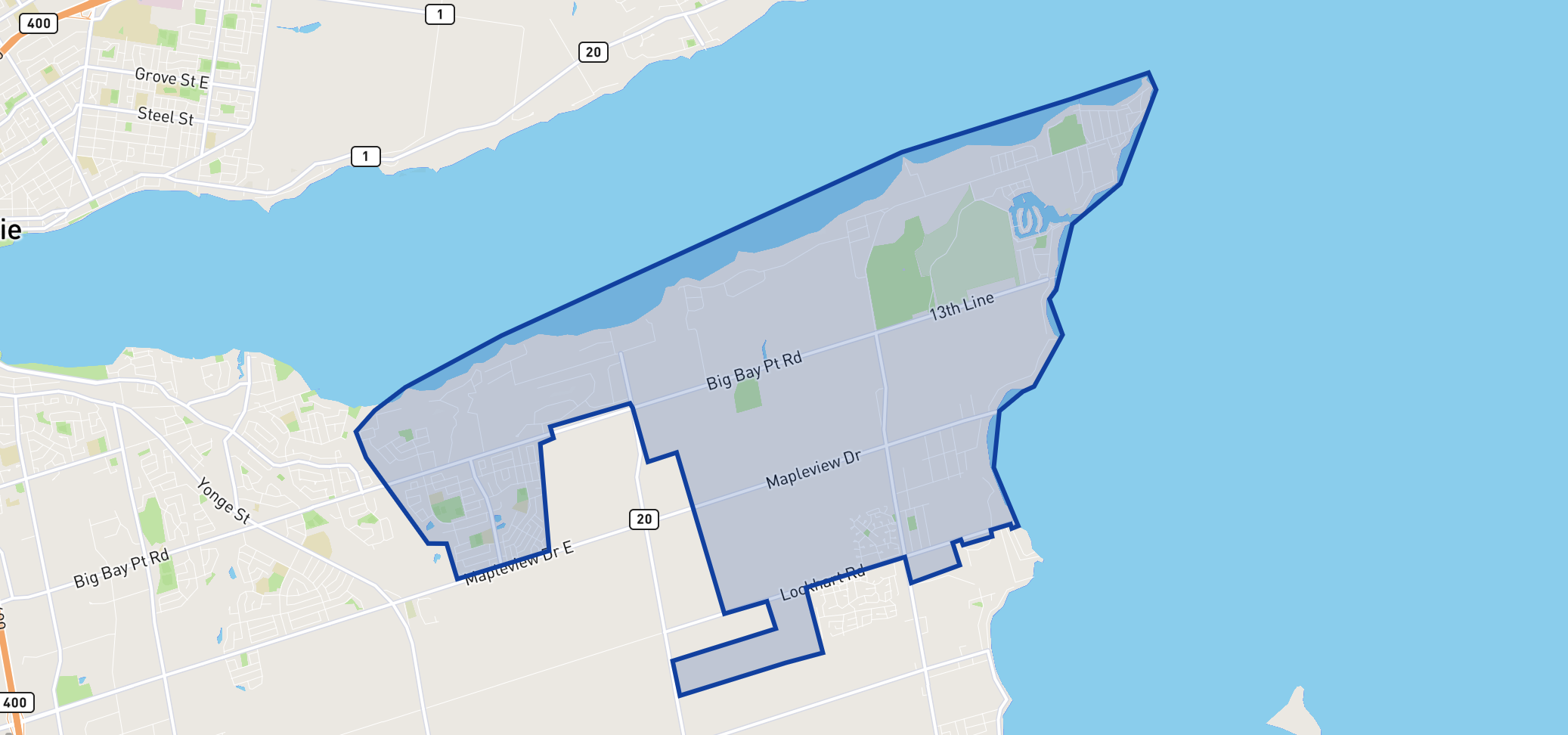 Saint Gabriel the Archangel Catholic School neighbourhood borders Saint Gabriel the Archangel Catholic School neighbourhood borders
