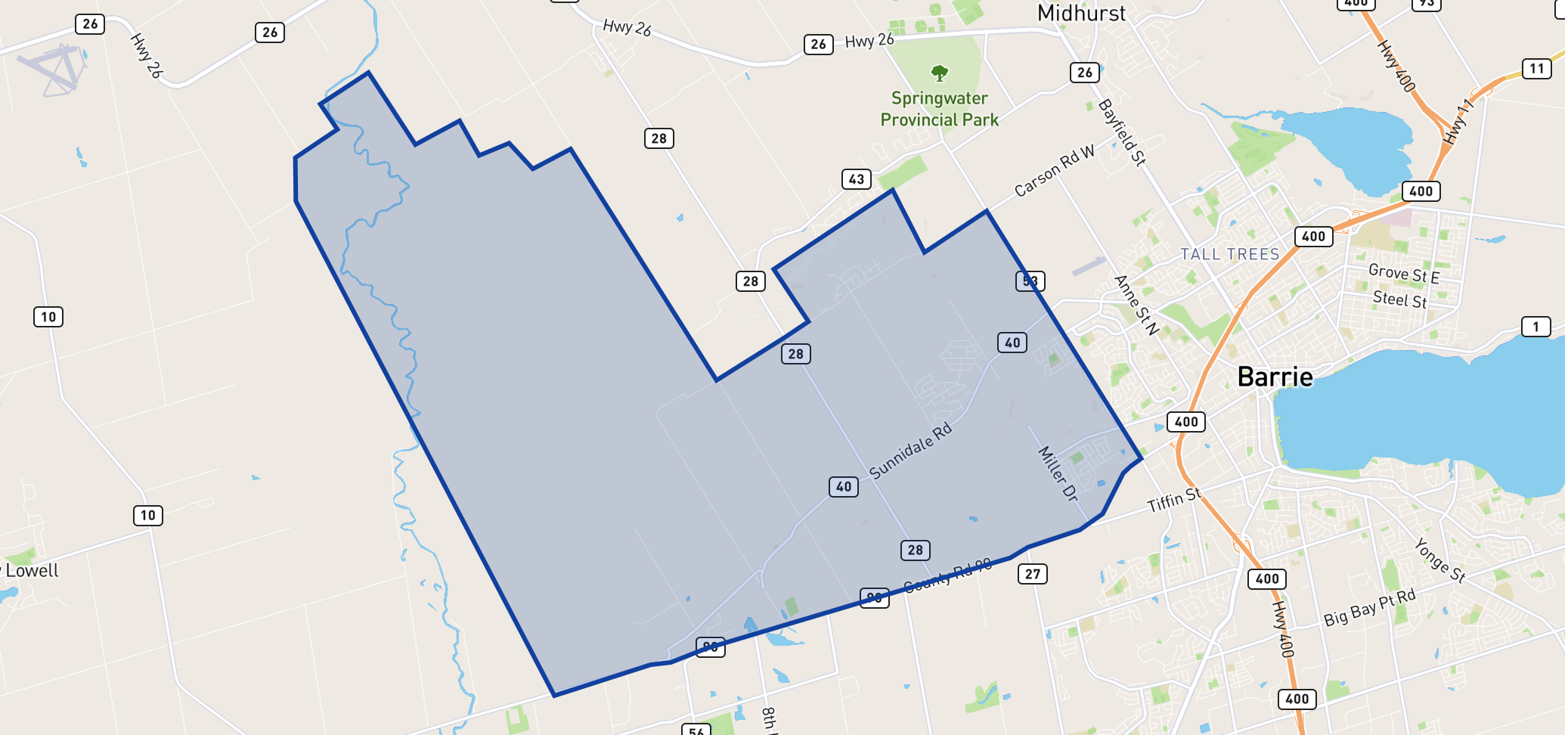 The Good Shepherd Catholic School neighbourhood borders The Good Shepherd Catholic School neighbourhood borders