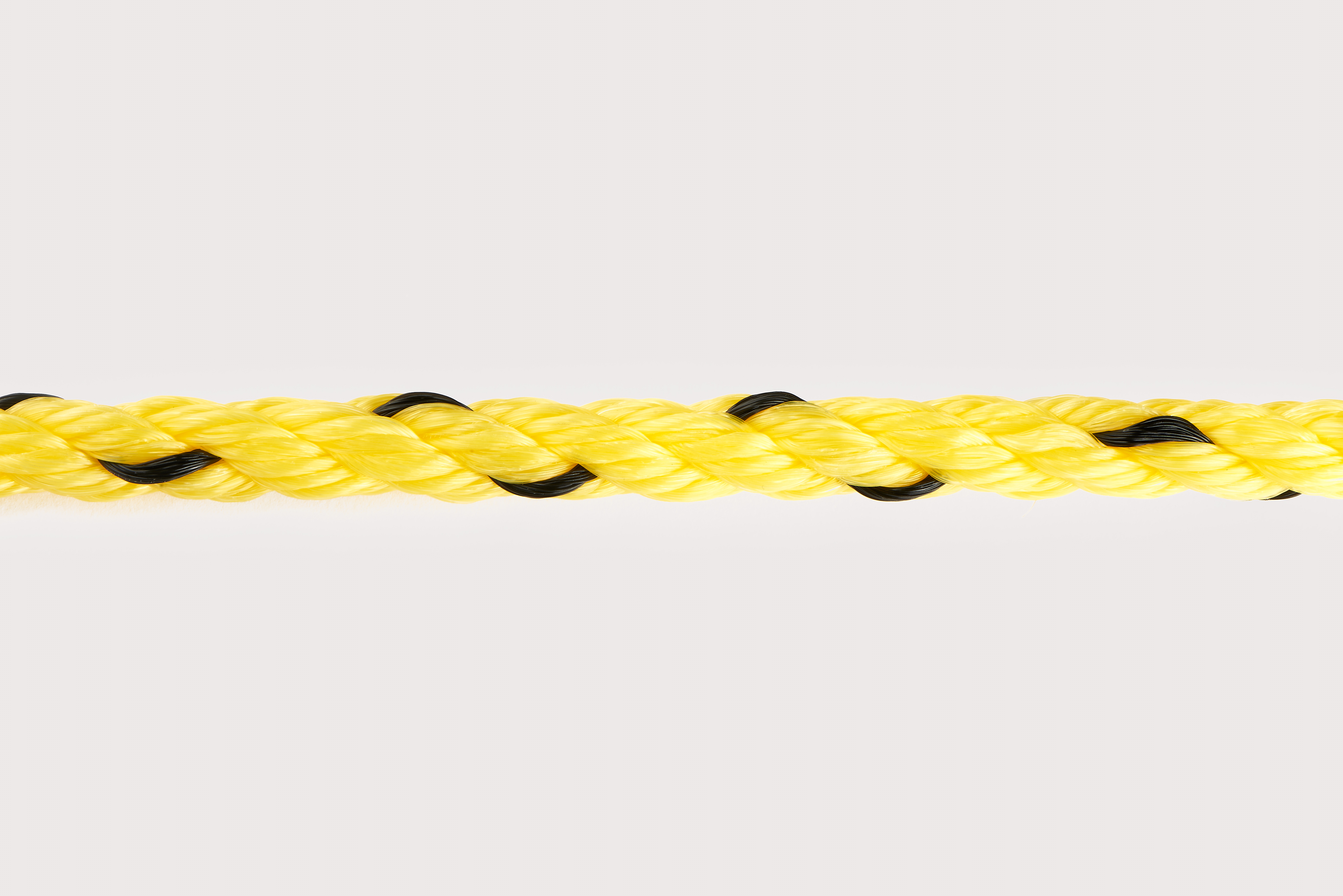 Orion- Cordage- 3-Strand Film PPR | Yellow w/ Blk Tracer | Straight