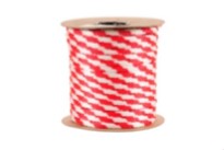 Orion-Cordage- MFP Solid Braid Derby Rope- Red & White | reel Orion-Cordage- MFP Solid Braid Derby Rope- Red & White | reel