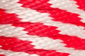 Orion-Cordage- MFP Solid Braid Derby Rope- Red & White | Close Up Orion-Cordage- MFP Solid Braid Derby Rope- Red & White | Close Up