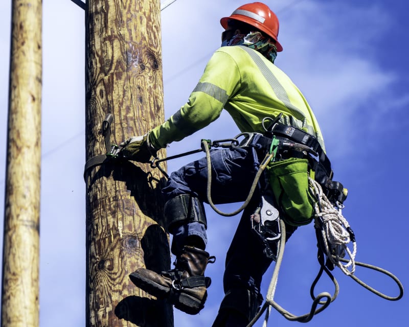 Example Power Utility rope usage Example Power Utility rope usage