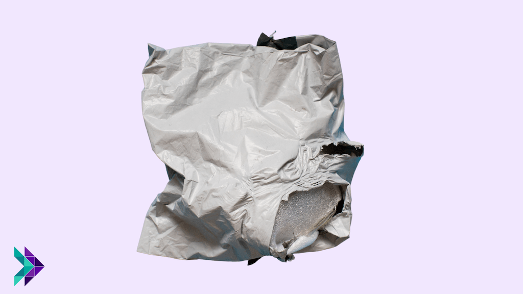 forward.me postal plastic bag