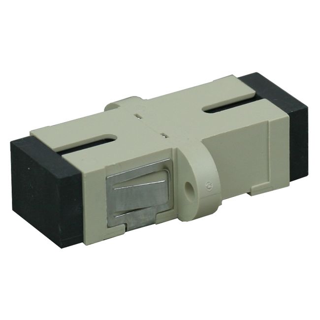 Fiber optic Adapter, SC SPX, OM1 / OM2, beige