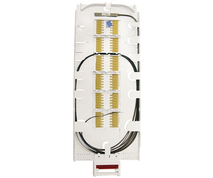 Fiber optic splitters installed FOSC cassettes, D5/72, 1:16, 9/125/250, PLC, HS