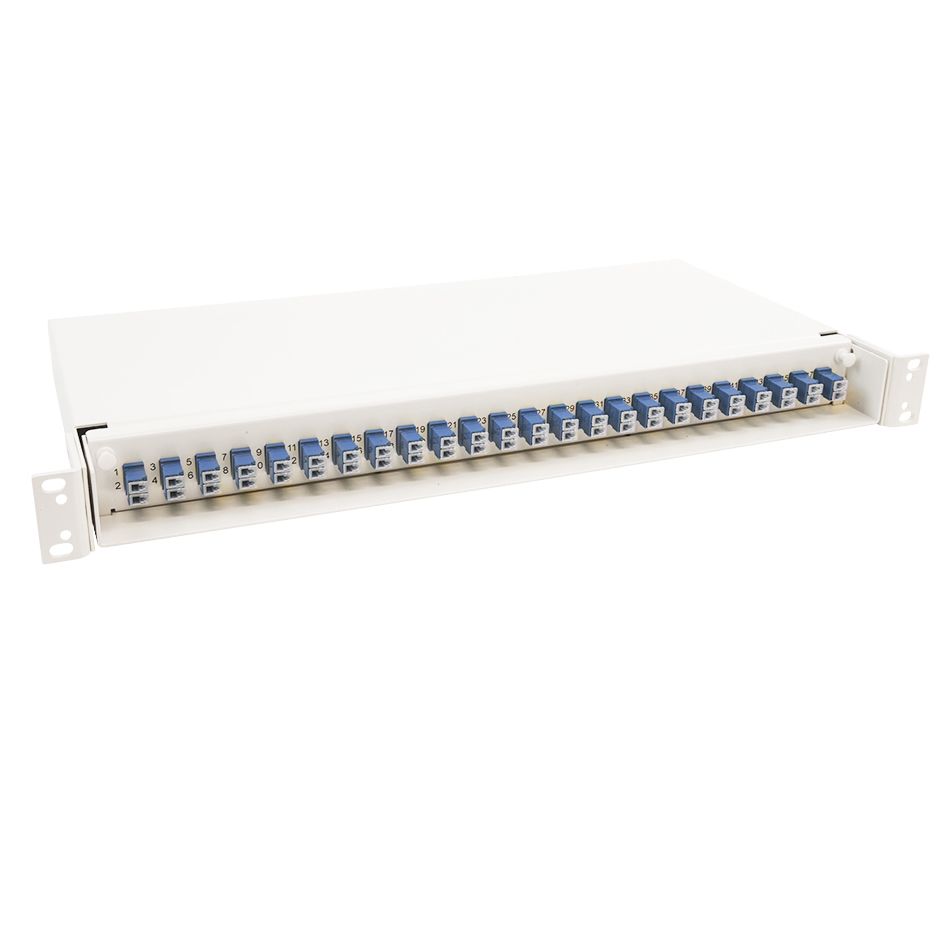 48 fiber MPO to LC/PC Breakout Fiber Patch Panel, OS2, A2