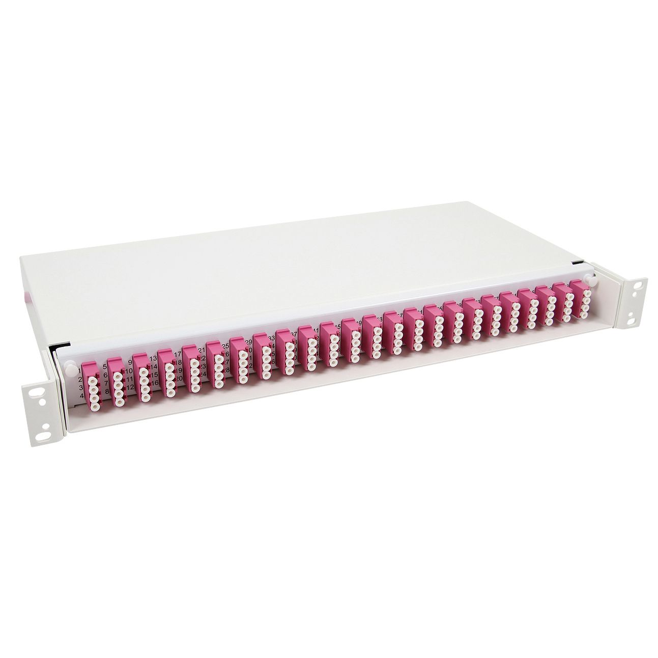 96 fiber MPO to LC Breakout Fiber Patch Panel, OM4, B1