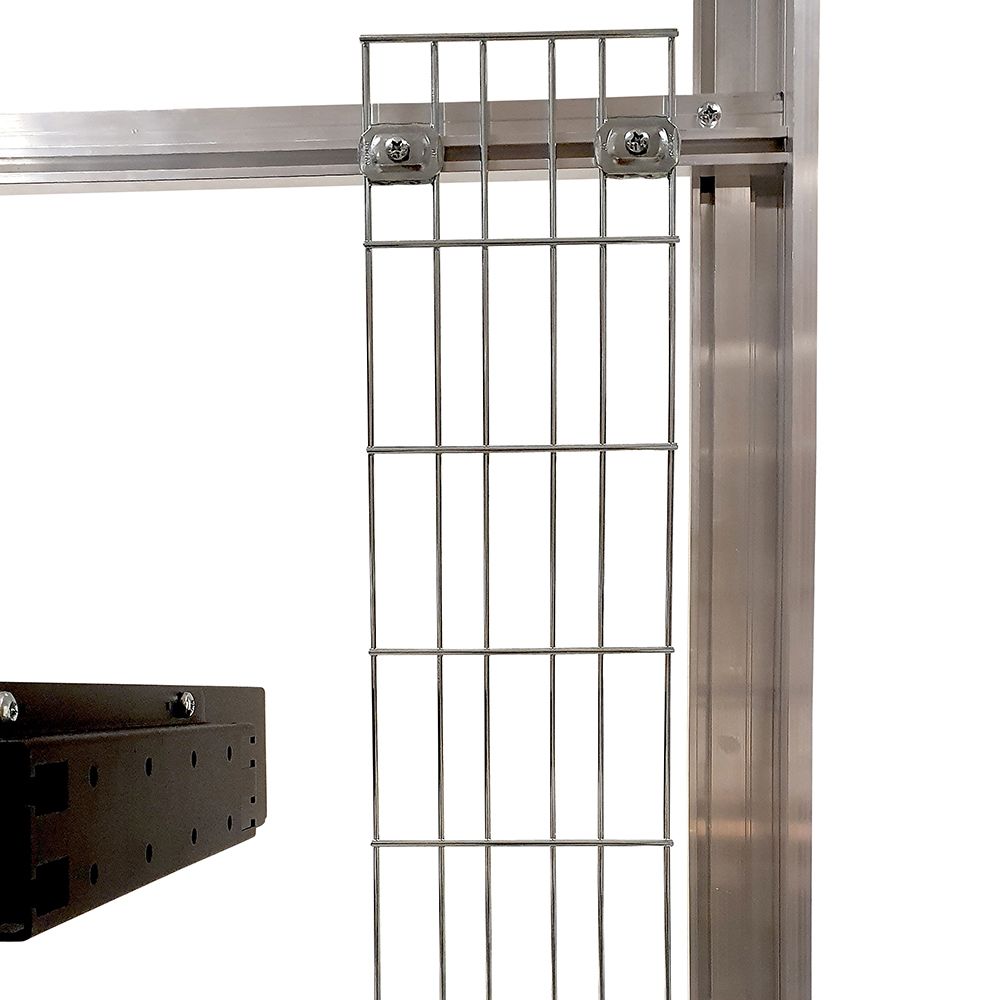 Cable ladder, rear/side mount, 210 cm