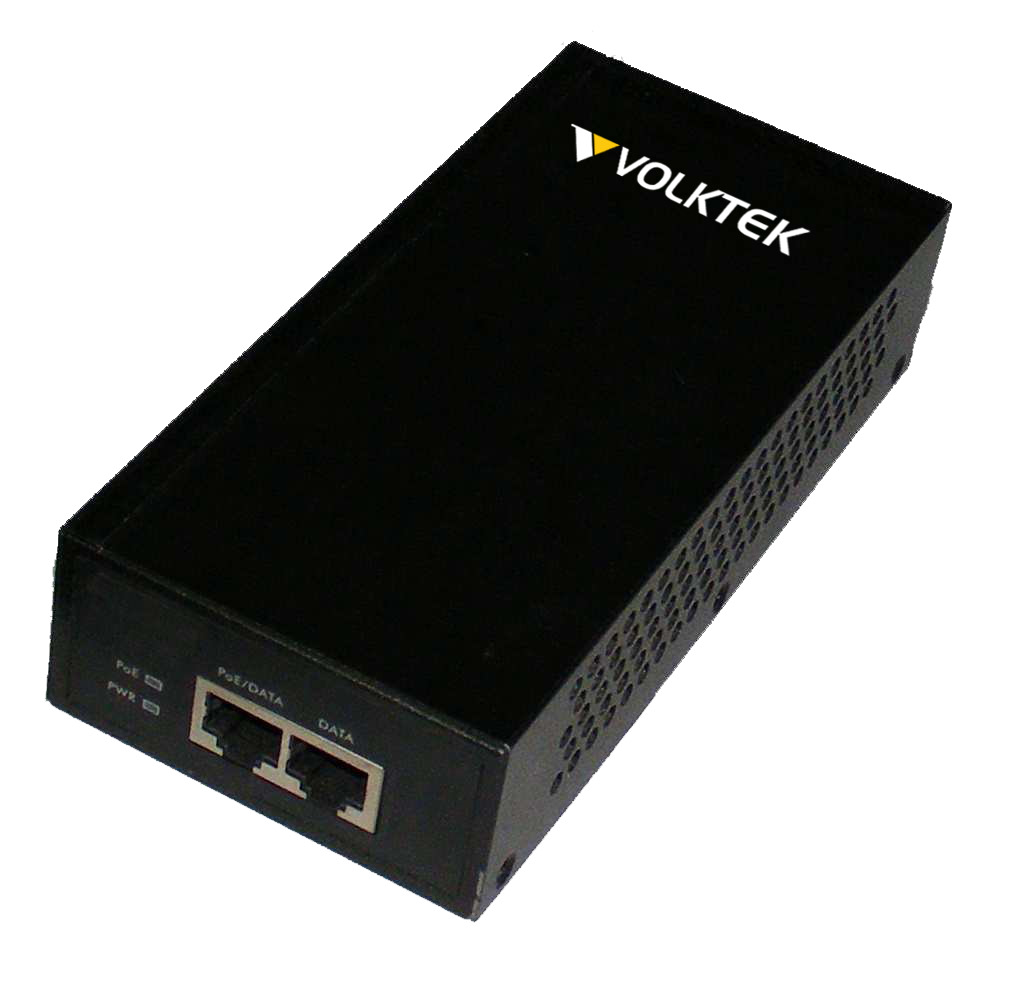 90W PoE injector, 10/100/1000, 240V AC inn, 802.3af/at