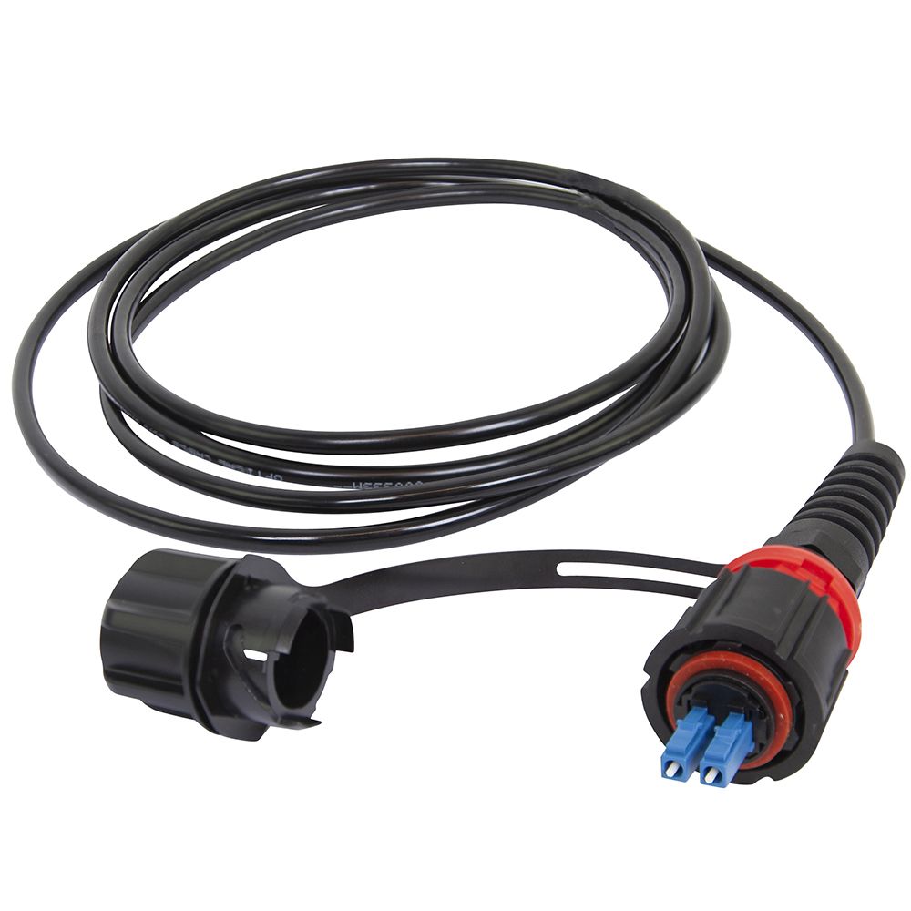 25m Fiber optic Field cable 50/OM2, 2-fibre IP-LC connectors w/dustcap with IP68.