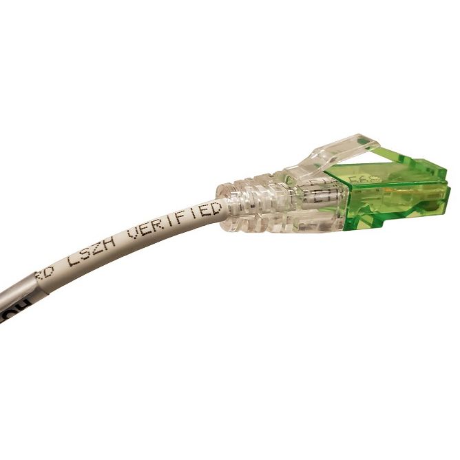Patch cable Cat6A U/UTP EasyConnect Slim, AWG28, LSZH White