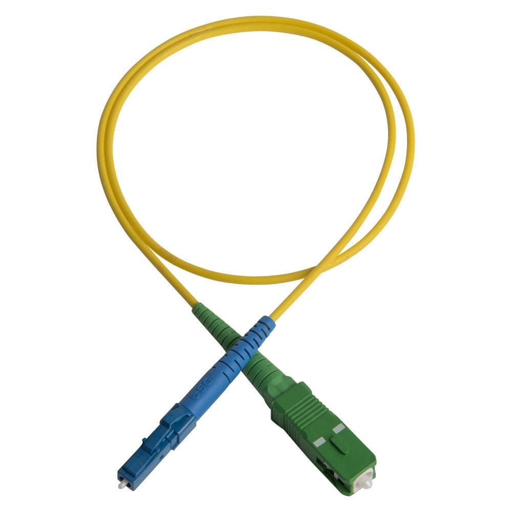 6.5m, SC/APC-LC/PC, Fiber optic Patch cord Cable, 9/OS2/2000, yellow