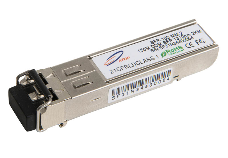 SFP, 100 Mbit/s Ethernet, 1310 nm, MM, DDM, 2 km, HP